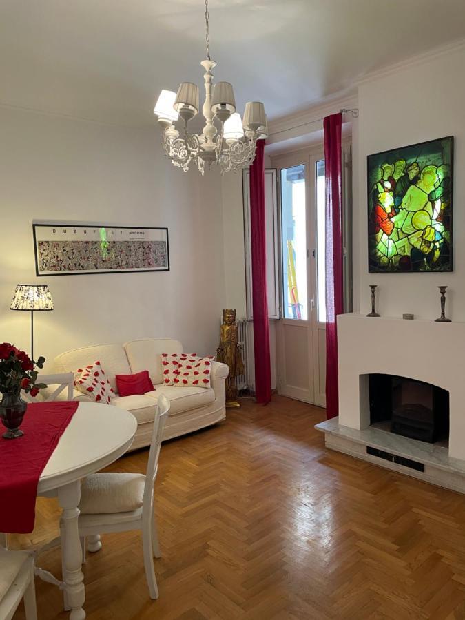 Elegant Apt-Typical Roman Palazzina Pz Alessandria Bagian luar foto